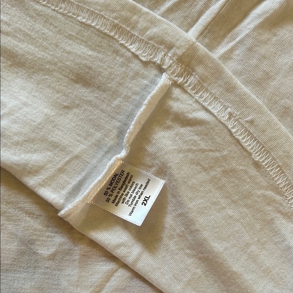 Harley-Davidson White Tee with Green and Purple Logo on bright white shirt - Picture 4 of 6